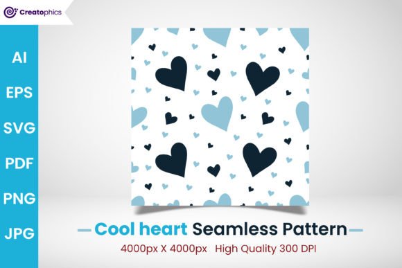 Download Cool Seamless Heart Pattern and Paper - Pattern Collection