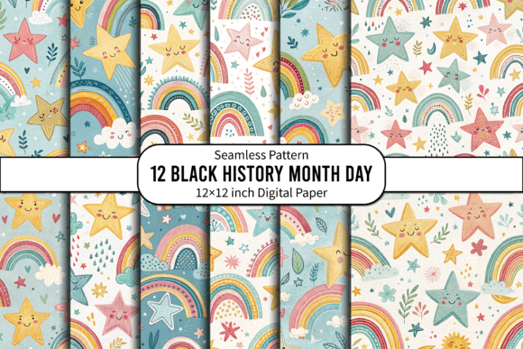 Download Black History Month Seamless Patterns - Pattern Collection