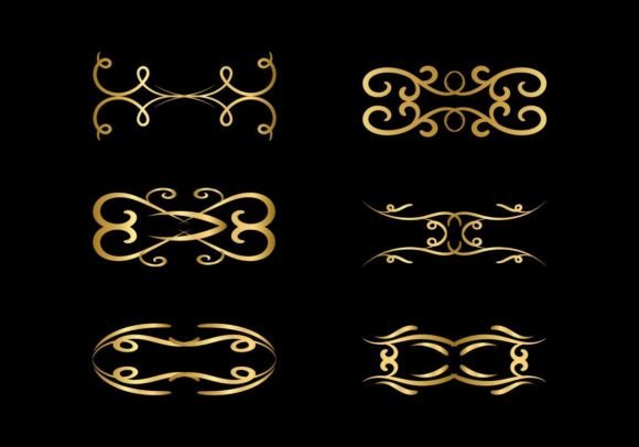 Download Elegant Decorative Black Floral Frame - Black Collection