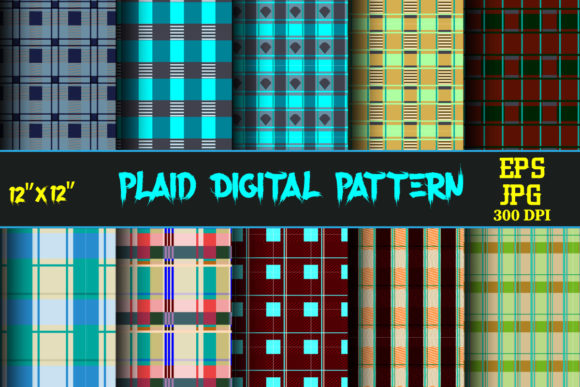 Download Plaid Digital Paper Pattern Design - Pattern Collection
