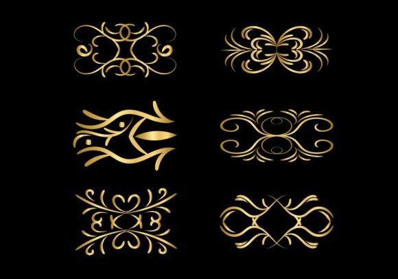 Download Elegant Decorative Black Floral Frame - Black Collection