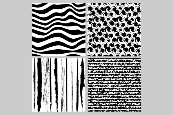 Download Black and White Doodle Background - Black Collection