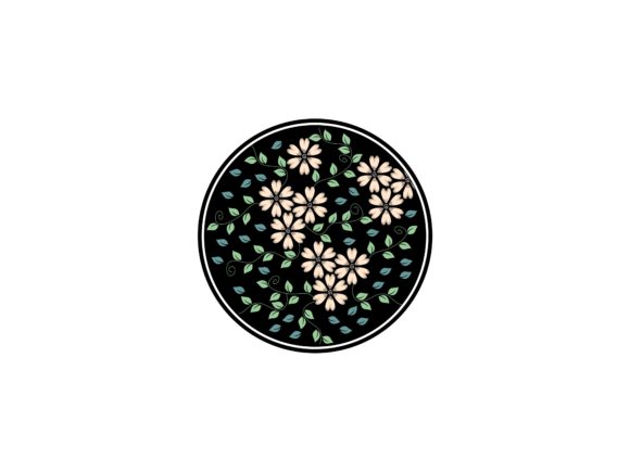 Download Round Leaves and Flowers Patterns - Pattern Collection