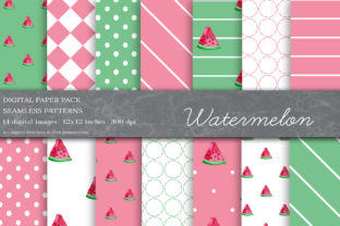 Download Watermelon Digital Papers, Fruit Pattern - Pattern Collection