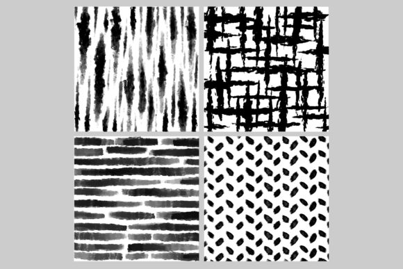 Download Black and White Doodle Background - Black Collection