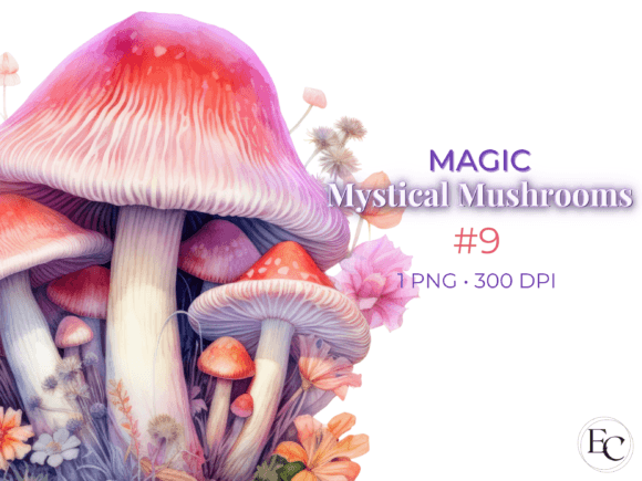 Download Pink Magic Mushroom Sublimation Clipart - Premium Resources