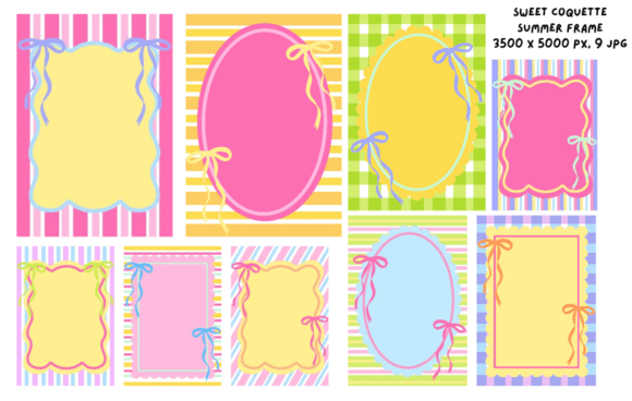 Download Sweet Coquette Summer Frame Collection - Summer Collection