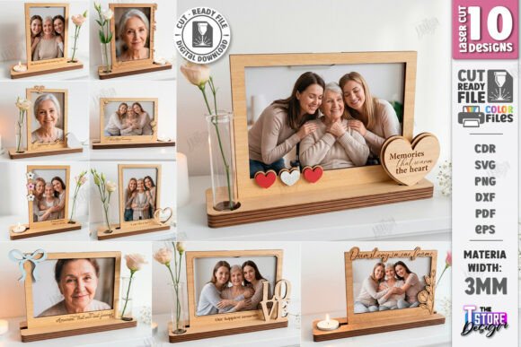 Download Photo Frames and Candle Holders Bundle - Candle Collection