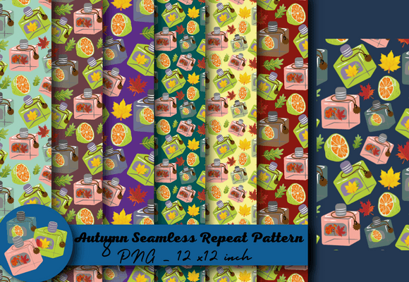 Download Autumn Seamless Repeat Patterns_Fall Png - Pattern Collection