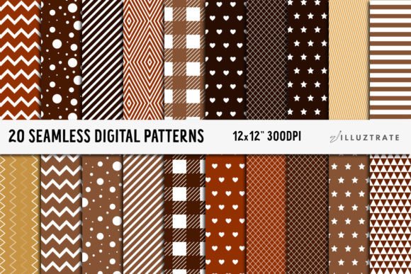 Download Brown Digital Paper | Seamless Patterns - Pattern Collection