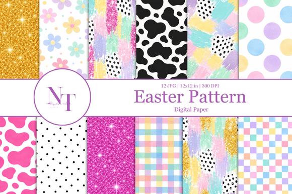 Download Easter Seamless Pattern Digital Paper - Pattern Collection