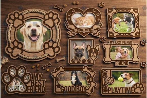 Download Laser Cut Pet Frame Collection SVG - Frame collection Collection