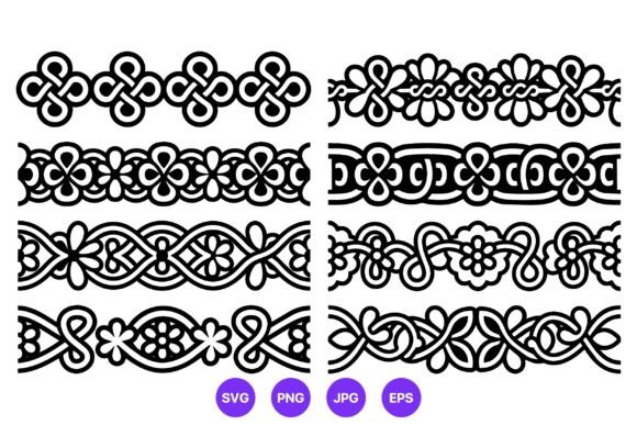 Download Ornamental Floral Border Patterns Vector - Pattern Collection