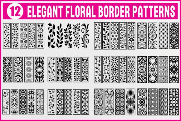 Download Elegant Floral Border Patterns - Pattern Collection