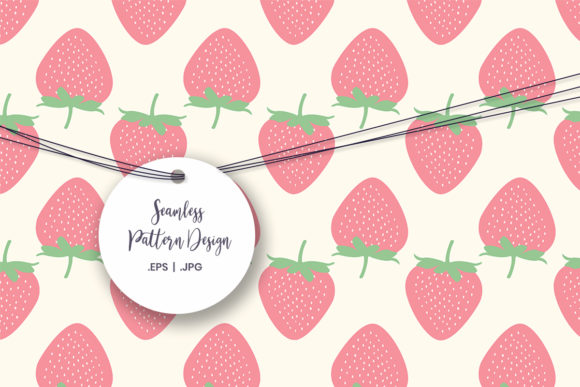 Download Strawberry Fruit Pattern Graphic - Pattern Collection