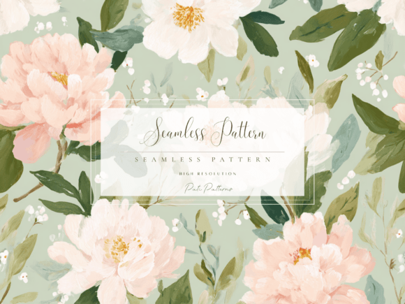 Download Seamless Watercolor Easter Floral Pattern PNG - Pattern Collection