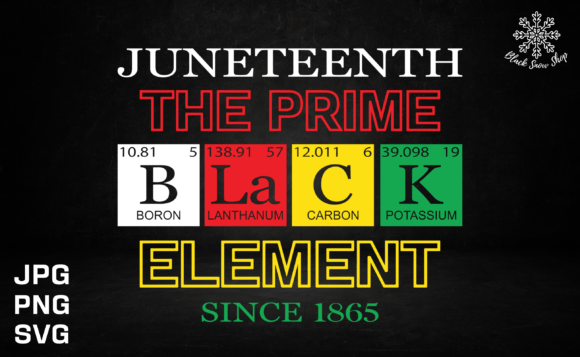 Download Juneteenth Black the Prime Element SVG - Black Collection