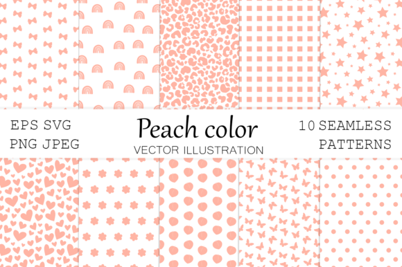 Download Peach Pattern. Rainbow Pattern. Abstract - Pattern Collection