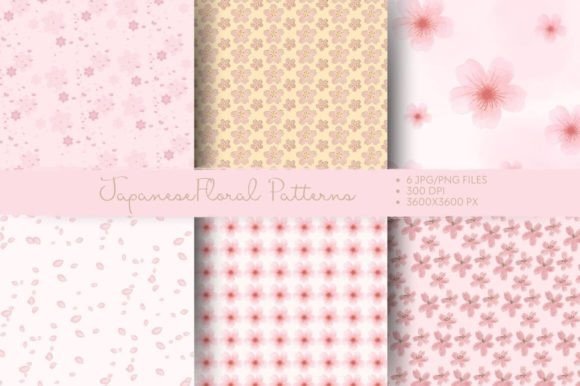 Download JapaneseFloral Patterns - Pattern Collection