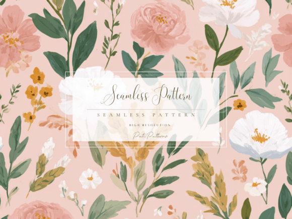 Download Watercolor Easter Floral Seamless Pattern - Pattern Collection