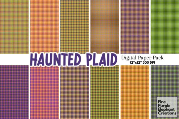 Download Spooky Halloween Plaid | Texture Pattern - Pattern Collection